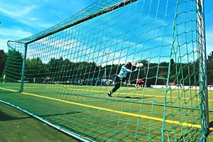 Full Size Continental Heavy Weight Football Goal Net - 5mm Diameter - Single Net