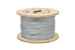 2mm Net Straining Wire, 7x7 Galvanised